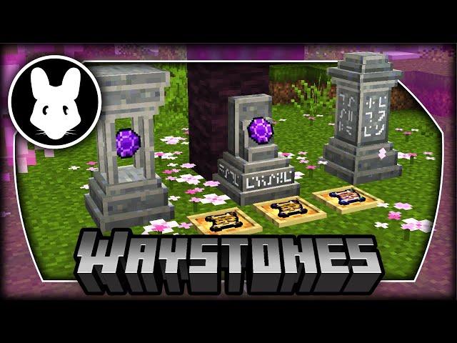 Waystones mod Minecraft 1.20+ Bit-By-Bit