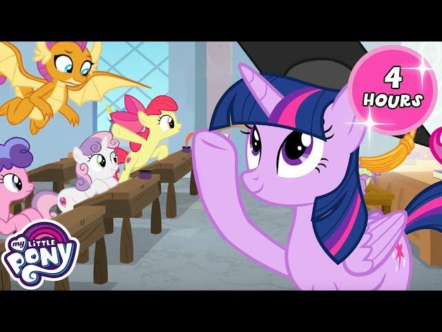 Twilight's Lessons at the School of Friendship  | 4 HOURS | My Little Pony: Friendship is Magic