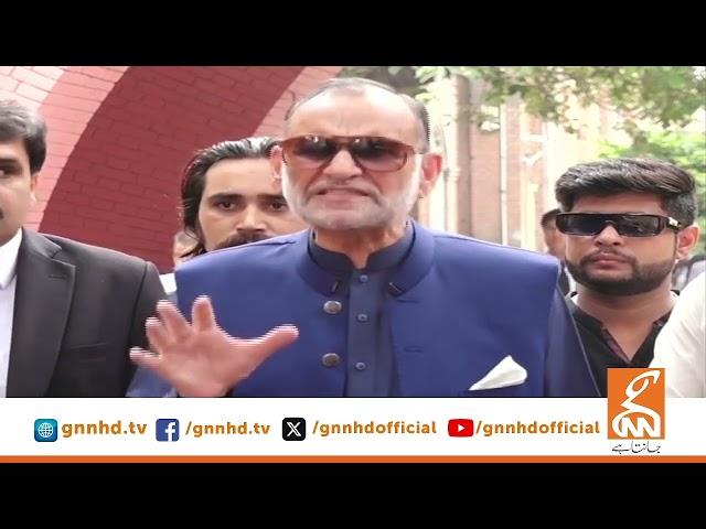PTI Leader Azam Swat Hard Hitting Media Talk Outside Court