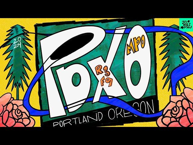 2024 Portland Open | MPO R3F9 | Buhr, Gibson, Heinänen, Robinson | Jomez Disc Golf