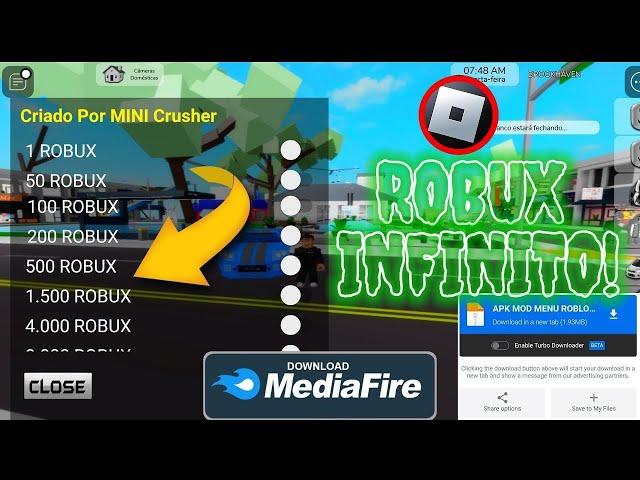 ROBLOX APK MOD MENU ROBUX INFINITOS ATUALIZADO 2024 + TUTORIAL DE INSTALAÇÃO