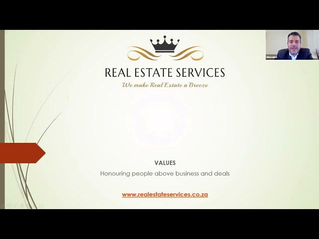 Real Estate Services Presentation to South African Estate Agents