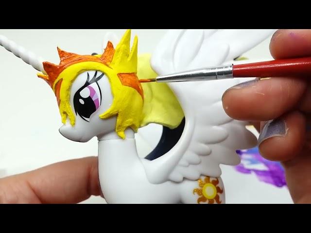 Daybreaker and Nightmare Moon Custom Split Pony Transformation