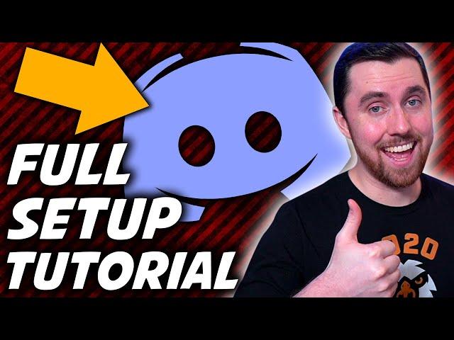 How To Make A Discord Server: Full Setup Discord Tutorial With FREE Discord Template!