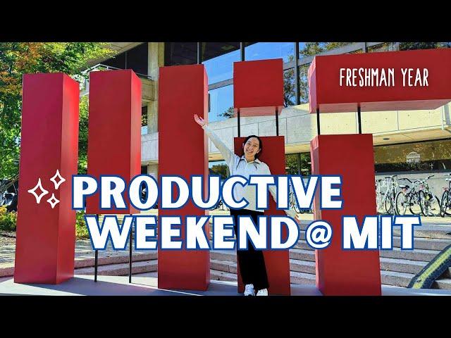 Productive weekend at MIT vlog! (freshman year)