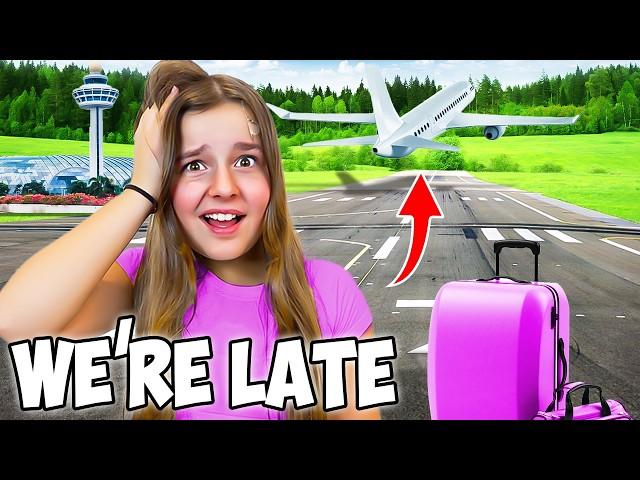 WHY are we ALWAYS LATE?! *almost missed our flight*