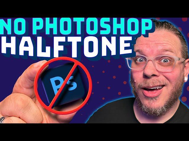 Halftone for DTF | WITHOUT PHOTOSHOP |