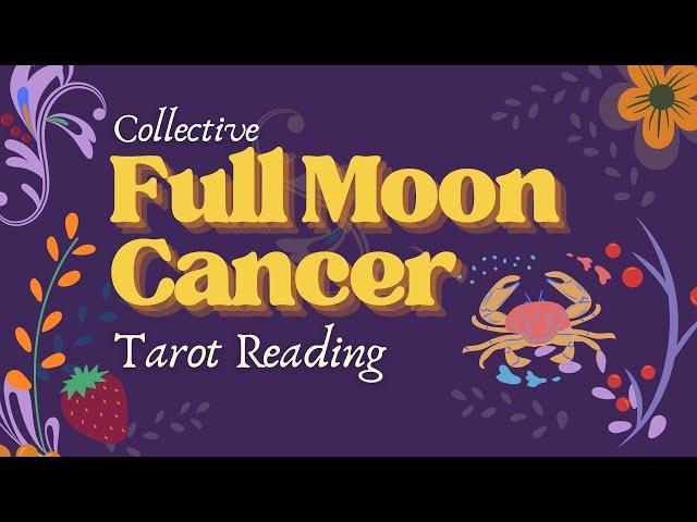 Cancer Full Moon ️ Enter the Drama-Free Zone! ‍ Collective Tarot Reading