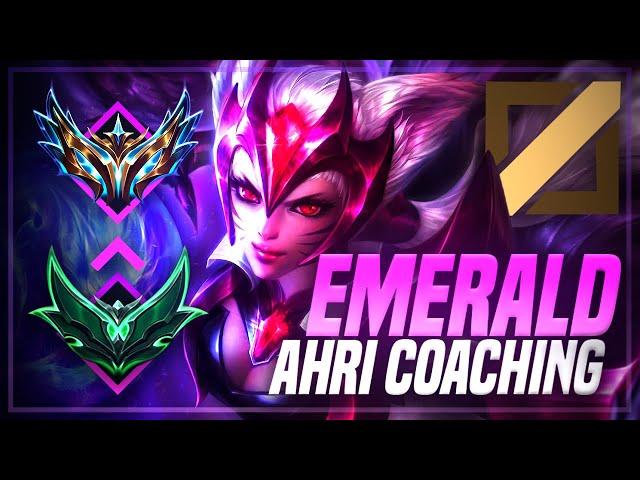 How to Mid Lane 101 - Challenger Coaching Emerald Ahri - Season 13