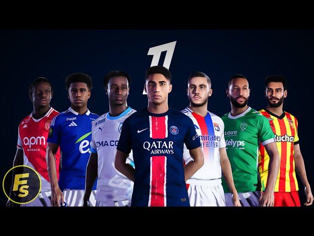 Ligue 1 Official Kits 2024-25 - PES 2021 & FL24