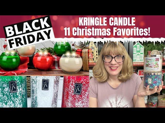 KRINGLE CANDLE BLACK FRIDAY SALE 11 Christmas Favorites! Let's Chat