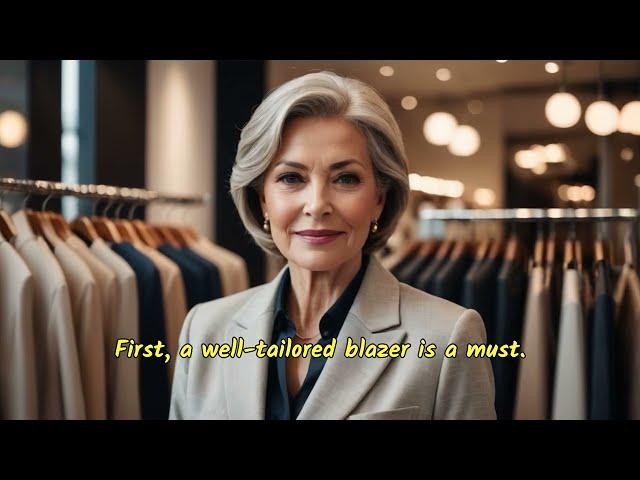 Top 7 Fashion Pieces for Women Over 60  Timeless Style Tips!