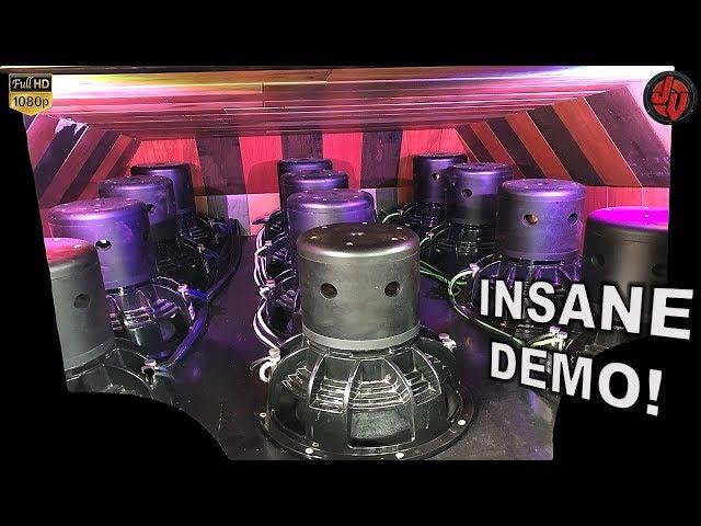 "TWELVE" 12s Loud Subwoofer Build!!! EXTREME Cheek Flexing BASS Demos!?