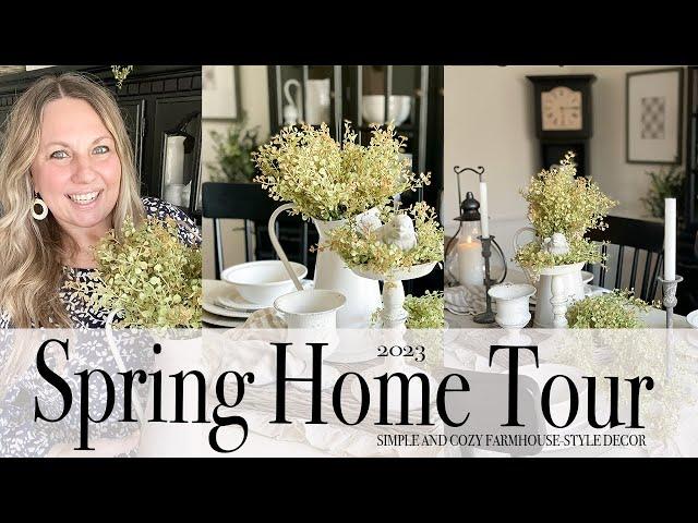 Spring Home Tour | Cozy Farmhouse-Style | 2023