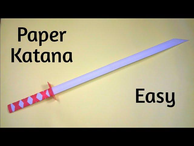 How to Make a Paper Sword | How to Make Katana out of paper | Ninja Weapon | Ashraful Craft