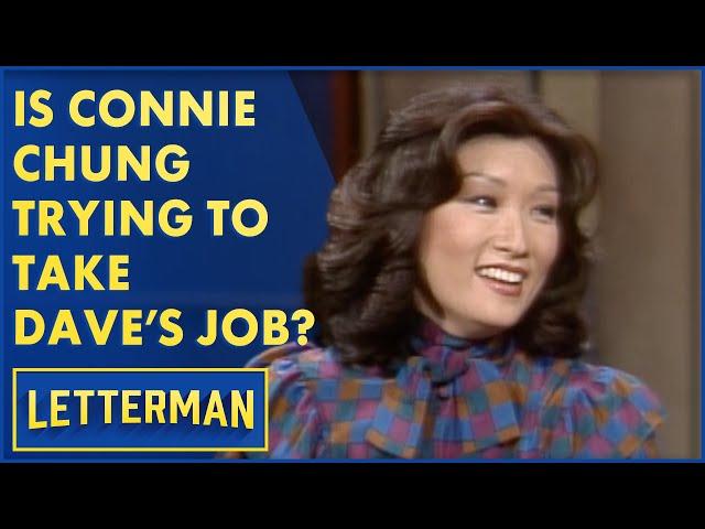 Is Connie Chung Trying To Take Dave's Job? | Letterman