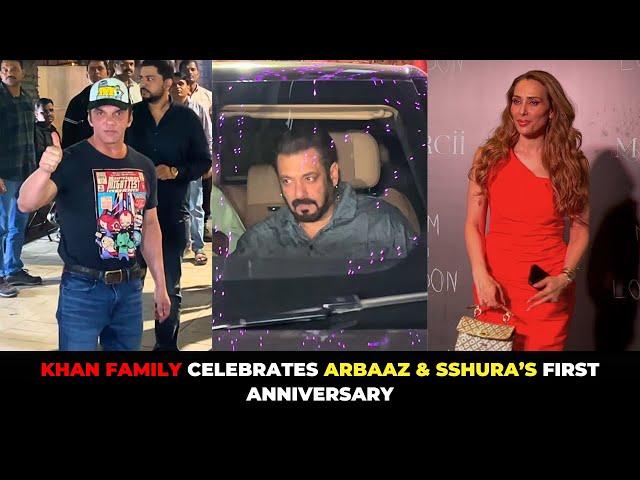 Salman Khan, Sohail Khan & Iulia Vantur Attend Arbaaz & Sshura's First Anniversary Bash!