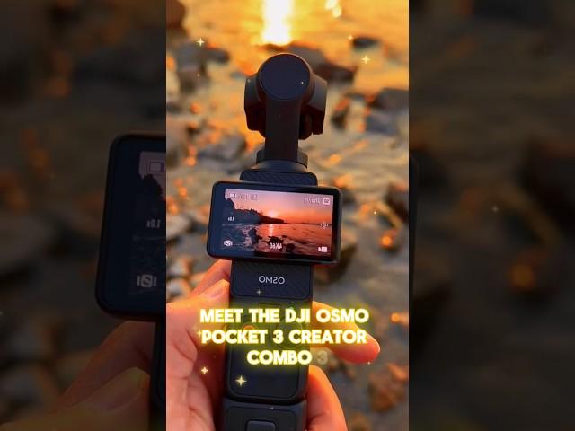 Meet the DJI Osmo 🫡 Pocket 3 Creator Combo! #2024 #trending