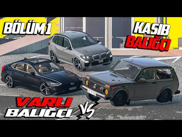 Varlı BMW X5 Və Kasib Lada Niva Balığçı | Maşın Oyunları | BeamNG.Driver #malikbedelov