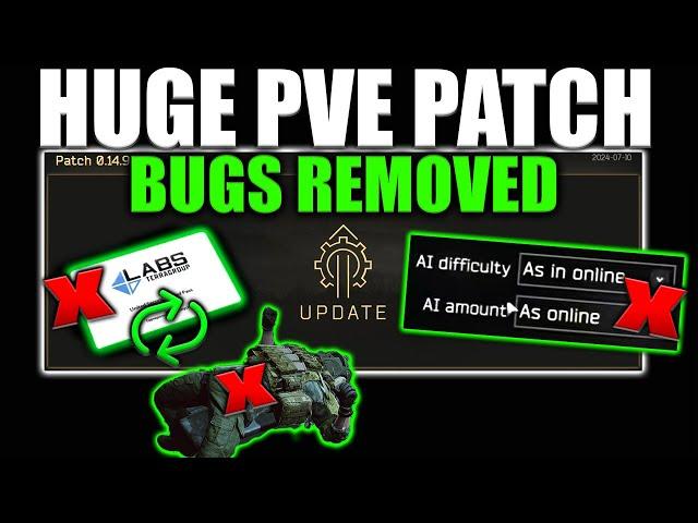 NEW Patch Fixes MAJOR PVE Bugs! Escape From Tarkov PVE Patch