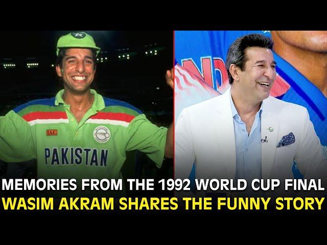 Wasim Akram's Funniest Moments From The 1992 World Cup Final? | #INDvNZ #ChampionsTrophy | ZA1F