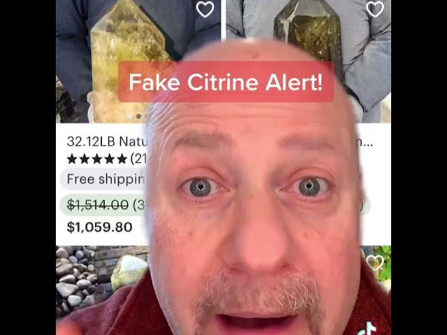 Fake Citrine Alert!