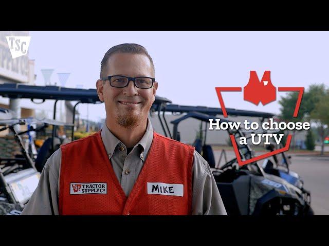 How to Choose a UTV | Tractor Supply Co.