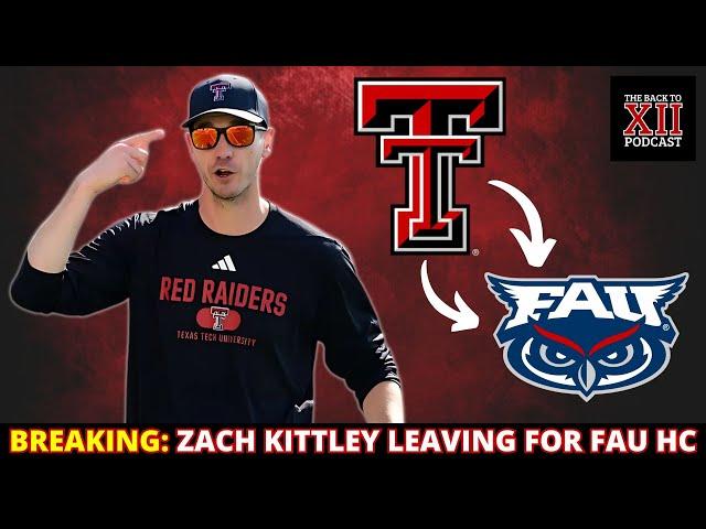 BREAKING: Zach Kittley Leaves Texas Tech To Be FAU Head Coach