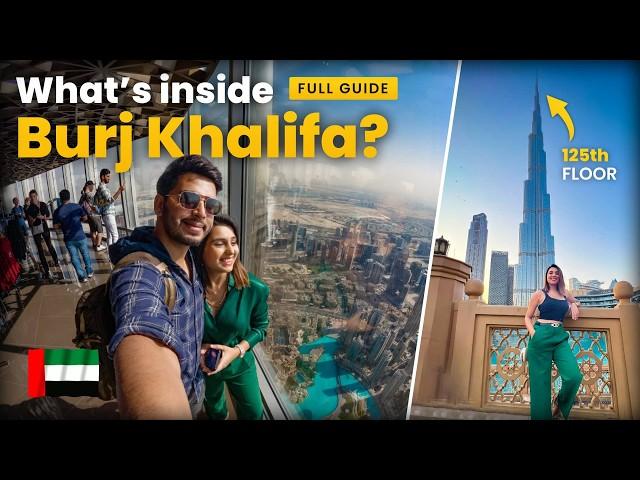 Inside Burj Khalifa and Sky View Observatory - Full Tour With Total Expense | Dubai Vlog