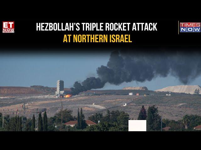 Hezbollah Attack On Israel: Triple Rocket Blow To IDF In Northern Israel | Attack Caught On Cam