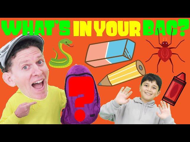 What Is In Your Bag? Song | School Supplies | Dream English Kids