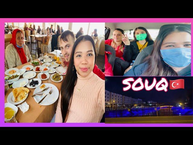 TRADITIONAL TURKISH BFAST ||BUSOG SI BUNTIS || PASYAL TAYO SA SOUQ || TURKISH-FILIPINA