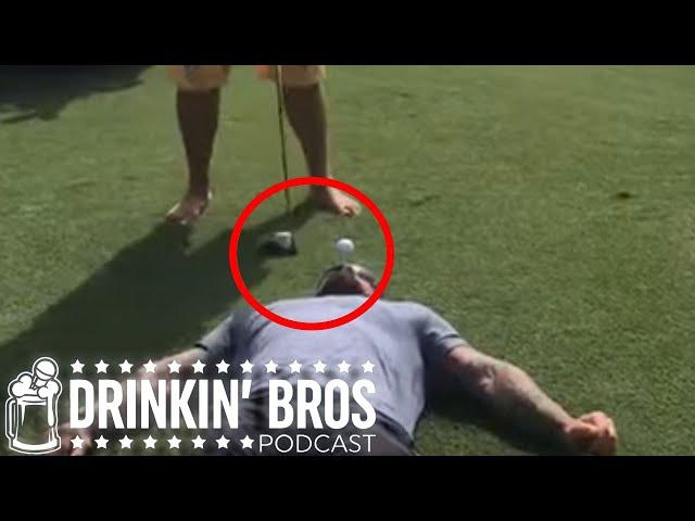 John Daly Hits Golfball Out Of Ray Care’s Mouth! - Drinkin’ Bros Clips