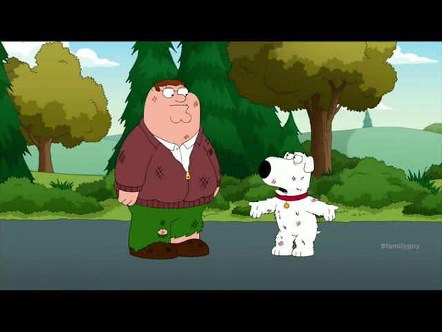 Family Guy - Peter tells Brian that he framed him in eating the turkey