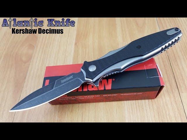 KERSHAW DECIMUS FRAMELOCK A/O BLACKWASH 8CR13MOV BAYONET FOLDING KNIFE 1559