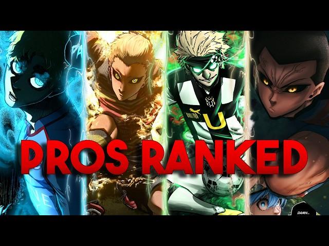 RANKING EVERY "PRO" PLAYER IN BLUELOCK...