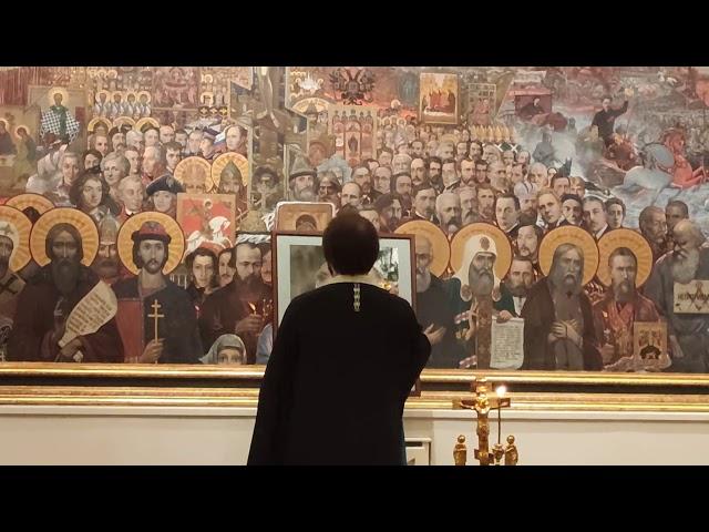 В Галерее Ильи Глазунова была отслужена Панихида