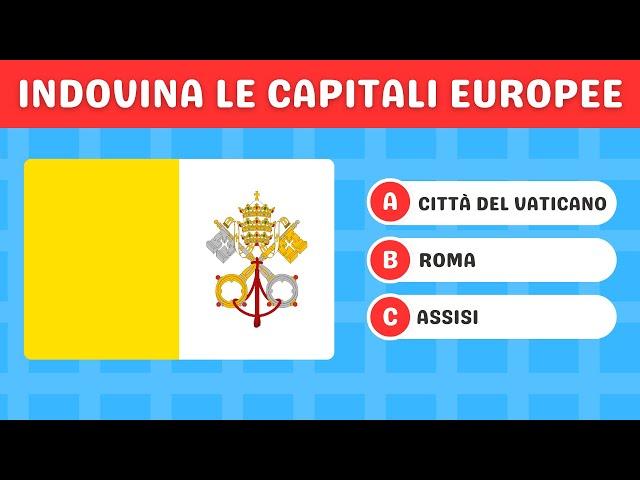 Quiz Indovina le capitali Europee!