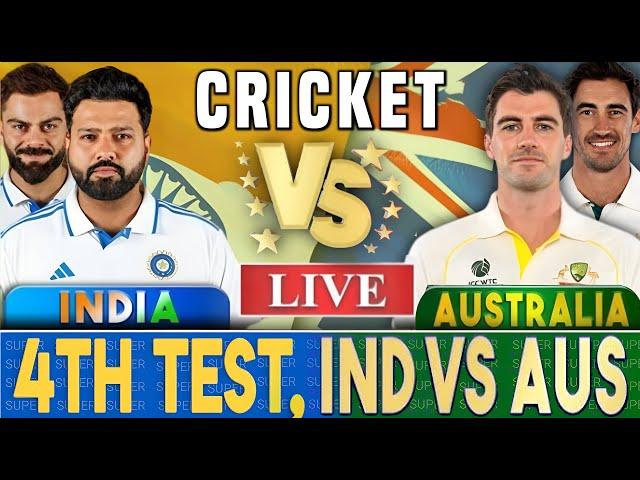 Live: Ind vs Aus Live - 4th Test | India vs Australia Live Score & Commentary | AUS vs IND Live |