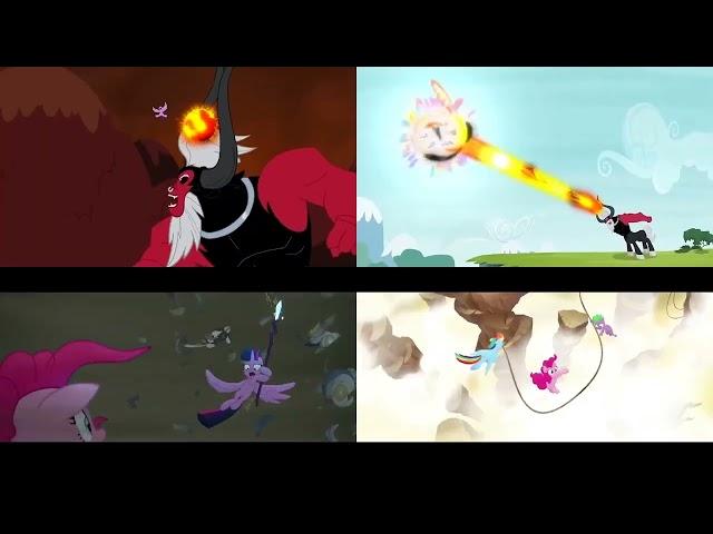 [MLP: The Movie VS Twilight's Kingdom] THE END OF THE WORLD! SPARTA REMIX QUADPARISON