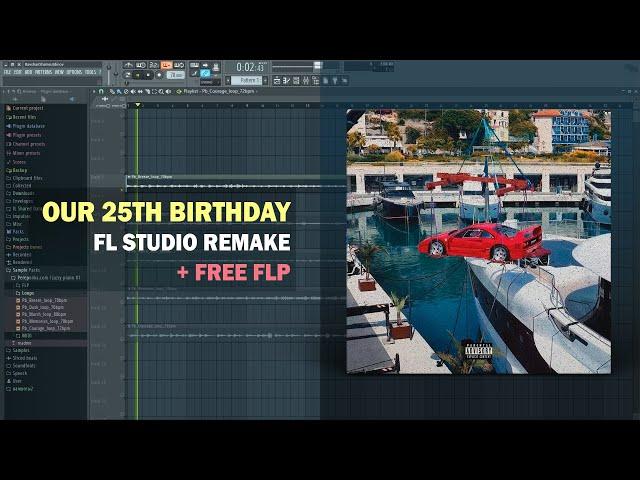 Central Cee & Dave - Our 25th Birthday (FL Studio Remake + Free FLP)