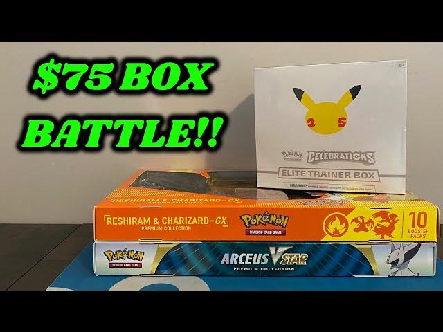 I opened THREE $75 POKEMON CARD BOXES to see which one is the BETTER VALUE!! (pokemon card opening)