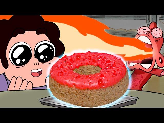 How to Make Fire Salt Donut from Steven Universe | Feast of Fiction | Cartoon Food In Real Life