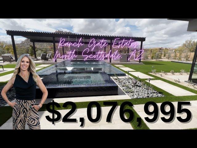 Scottsdale Arizona- NEW Home w/ INSANE POOL | Ranch Gate Estates | FULL TOUR