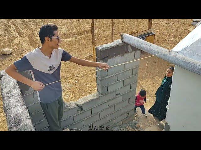 Raising the Roof: Laying the Beams for the Kitchen Cabin! ️"