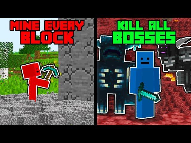 Speedrunning Minecraft's Hardest Challenges...