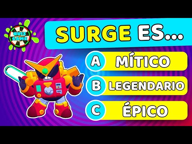 ¿Cuánto sabes de BRAWL STARS?  I Examen de 80 PREGUNTAS I Nivel DIFÍCIL 