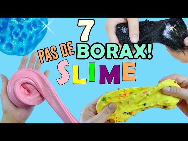 7 BRICOLAGE BAVE : PAS DE BORAX ou PAS DE COLLE – BAVE HACKS - 7 VOIES DIFFÉRENTES