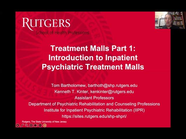 Introduction to Inpatient Psychiatric Treatment Malls (Part 1 of 2)