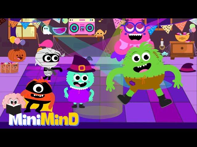 Monster Dance | Monster Song | Halloween | MiniMinD Kids Songs & Nursery Rhymes